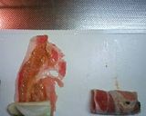 茄子と玉ねぎの豚巻き作り方2写真