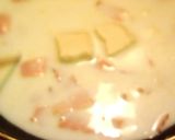 シチューの素でサケのクリームパスタ作り方3写真