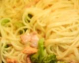 シチューの素でサケのクリームパスタ作り方4写真