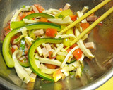 エリンギとズッキーニのパスタ風作り方4写真