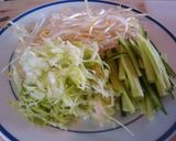お素麺でベトナム焼肉麺サラダ（ブン）風☆作り方3写真