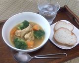 チキンと野菜ごろごろスープカレー作り方7写真
