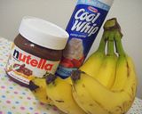 チョコバナナホイップトースト作り方1写真