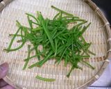 すいおうの茎のきんぴら作り方2写真