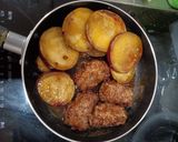 さつまいもと鶏肉煮物作り方6写真