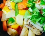 Xブレンド中辛●ピーマンチキンカレー作り方2写真