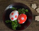 横浜発♡ひな祭お弁当に桜のかわいいゆで卵作り方5写真