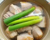 焼肉生だれでゆっくり煮込んだとろとろ角煮作り方5写真