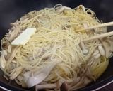 きのこの甘醤油バターパスタ作り方4写真