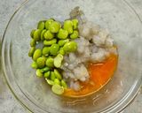 海老と枝豆の素麺揚げ作り方2写真