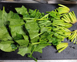 中華の副菜に、ほうれん草と卵の中華炒め🇨🇳作り方1写真