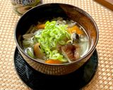 サバ缶で作る…簡単あら汁♡作り方6写真