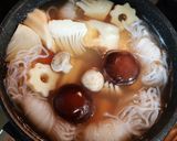 蛸、冷凍茸、発酵筍と甘い野菜のおでん作り方4写真