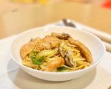 味付け簡単！鶏とねぎの和風パスタ♪作り方8写真