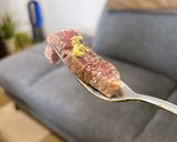 シンプルに塩とわさびで牛ヒレステーキ作り方6写真