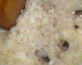 キノコと鶏肉のラグーリゾット作り方7写真