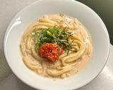 簡単♪明太クリームうどん作り方3写真