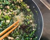 ほうれん草とマグロの塩昆布炒め作り方5写真