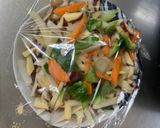 お一人様☆野菜たっぷりデリ風ウインナー丼作り方11写真