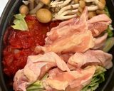アサリとチキンのトマト鍋作り方2写真