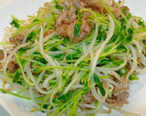 激安！もやしと豆苗と豚肉のチリソース炒め作り方6写真