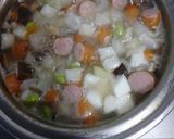 ヤマキ白だし野菜たっぷりスープ作り方86写真