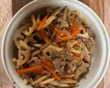 コンソメ風味の豚肉と根菜たちのきんぴら作り方5写真