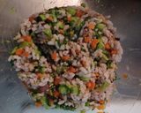 【主食】菜の花の焼きおにぎり作り方6写真