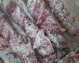 豚肉いんげん巻きでしょうが焼き！作り方3写真