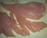 鶏胸肉といんげん炒め作り方1写真