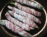 豚肉いんげん巻きでしょうが焼き！作り方4写真