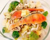 超簡単⭐️鮭&野菜のレンチン蒸し❤️作り方3写真
