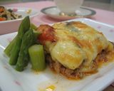 茄子と豚肉のラザニア風かさね焼き作り方6写真
