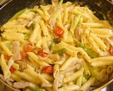 サクサクパン粉のクリームパスタ作り方6写真