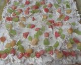 桃太郎ぶどうと桃のロールケーキ♪作り方5写真