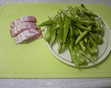 簡単美味しいささげのベーコン炒め♪作り方1写真