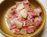 絶妙！鶏レバーとベーコン☆彡作り方4写真