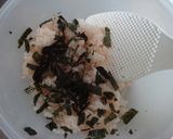 ☆焼きおにぎり☆~タラコスパ風~作り方1写真