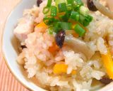 ✿バター風味♡鶏ときのこの炊き込みご飯✿作り方5写真