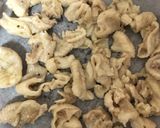 焼き鳥を使ってお手軽鶏皮せんべい作り方1写真