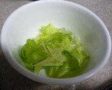 しゃっきりレタス＆とろとろ卵のスープ作り方4写真