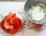 ツナ♡トマト作り方1写真