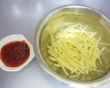 細切りじゃがいも ナポリタン仕立て作り方1写真