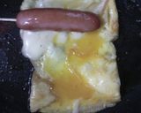 ウインナー卵ロール チーズ入り作り方4写真