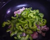 豚肉とゴーヤのケチャップ炒め☆作り方5写真