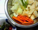 鶏の辛煮(ﾀﾞｯﾒｳﾝﾁﾑ)*韓国料理*作り方1写真