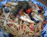 焼サンマをアレンジしてパスタに作り方6写真