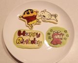 チョコプレート　クレヨンしんちゃん作り方6写真