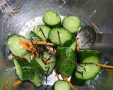 ちょっとの人参【副菜5分】きゅうり人参塩昆布和え作り方3写真
