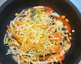 ワンパンで簡単！鮭と彩り野菜のとろ～りチーズ焼き作り方6写真